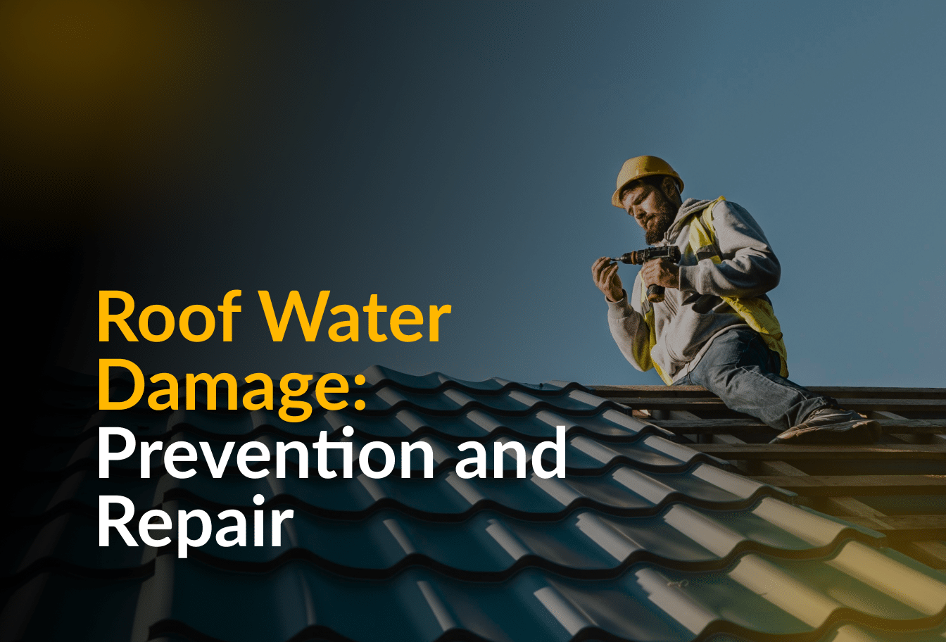 Roof water damage