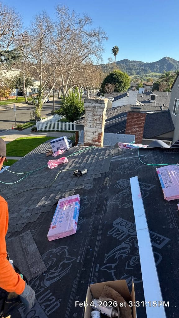 Residential Roof Replacement on S Mariposa St, Burbank, CA